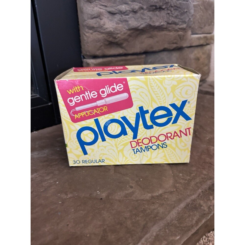 NEW Vintage Playtex Deodorant Tampons 30 Regular Plastic Applicator